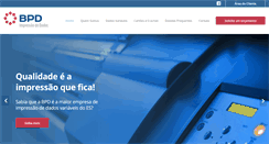 Desktop Screenshot of bpd.com.br